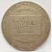 AUSTRALIA 1952 . ONE 1 PENNY . GOLD PLATED and CONRAD ONE 1 DOLLAR TOKEN